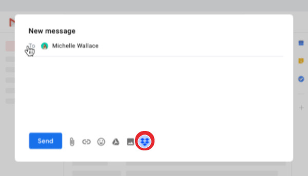 attaching dropbox files on Gmail