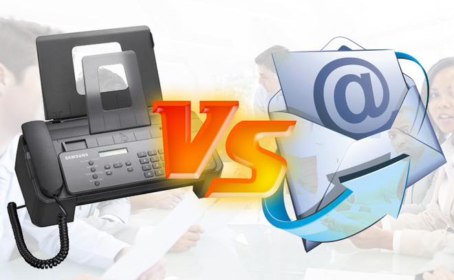 fax machine vs email fax